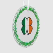 Irland Clover Saint Patrick's Day Ornament (Vorderseite)