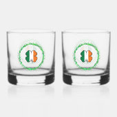 Irland Clover Saint Patrick's Day Whiskyglas (Rückseite)