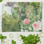 Irland Country House Irish Name Name Custom Geschirrtuch (Gefaltet)