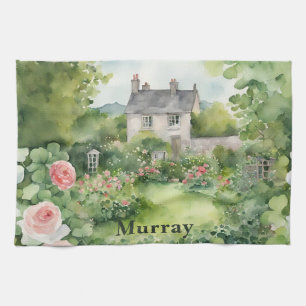 Irland Country House Irish Name Name Custom Geschirrtuch