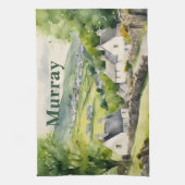 Irland Country Village Irish Name Custom Geschirrtuch (Vertikal)