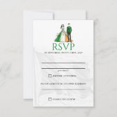Irland Couple RSVP Card Karte (Vorderseite)