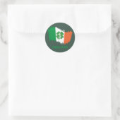 Irland Cricket Runder Aufkleber (Tasche)