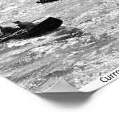 Irland, Currachboote vor der Insel Inisheer Aran Poster (Ecke)