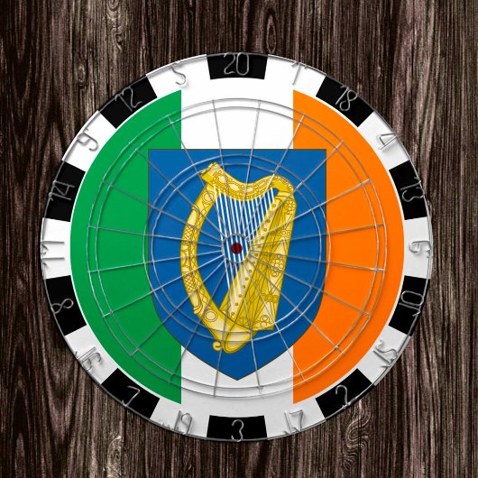 Irland Dartboard & Irish Flag Darts / Game Board Dartscheibe