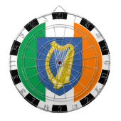 Irland Dartboard & Irish Flag Darts / Game Board Dartscheibe (vorne)