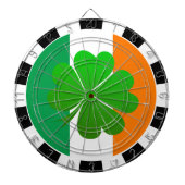 Irland Dartboard, Kleeblatt und Irish Flag Dartscheibe (vorne)