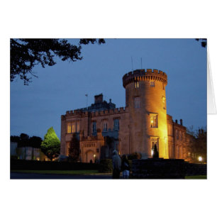 Irland, das Dromoland Castle bei Dämmerung,