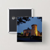 Irland, das Dromoland Castle bei Dämmerung, Button (Vorne & Hinten)