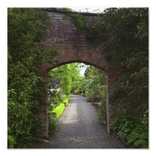 Irland, das Dromoland Castle sehr grün Fotodruck
