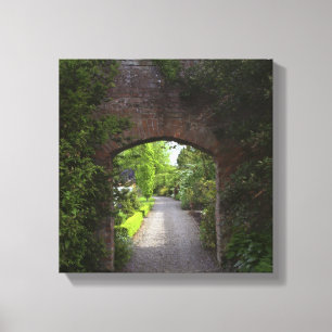 Irland, das Dromoland Castle sehr grün Leinwanddruck