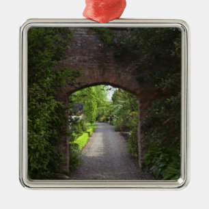 Irland, das Dromoland Castle sehr grün Silbernes Ornament