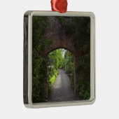 Irland, das Schloss Dromoland sehr grün Silbernes Ornament (Rechts)