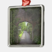 Irland, das Schloss Dromoland sehr grün Silbernes Ornament (Links)