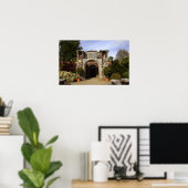 Irland, das Schloss Dromoland Walled Garden Poster (Heimbüro)