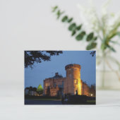 Irland, das Schloss von Dromoland bei Dämmerung, Postkarte (Stehend Vorderseite)