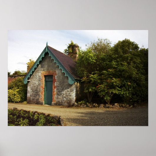 Irland, das Schloss von Dromoland mit seinen Wände Poster (Vorne)