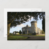 Irland, der Eingang zur Burg von Dromoland. Postkarte (Vorne/Hinten)