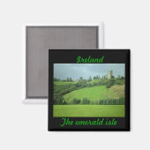 Irland: der smaragdfarbene Inselmagnet Magnet (Vorderseite/Rückseite)