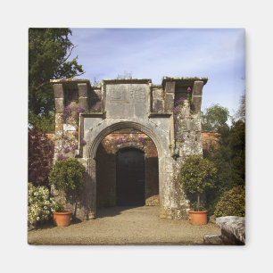 Irland, der ummauerte Garten von Dromoland Castle Magnet