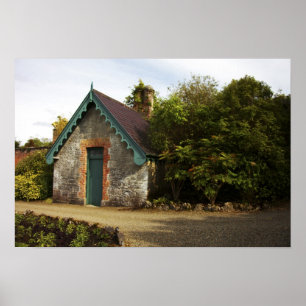 Irland, der ummauerte Garten von Dromoland Castle Poster