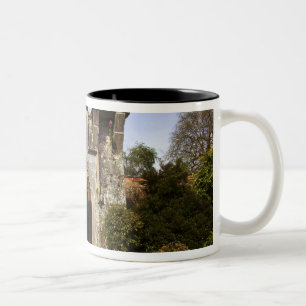 Irland, der ummauerte Garten von Dromoland Castle Zweifarbige Tasse