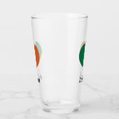 Irland: Distressed Painted Heart Flag Glas (Links)