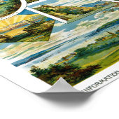 Irland Donegal Eisenbahn restauriert Vintage Poste Poster (Ecke)