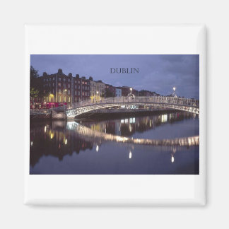 Irland Dublin Bridge night (St.K. Magnet