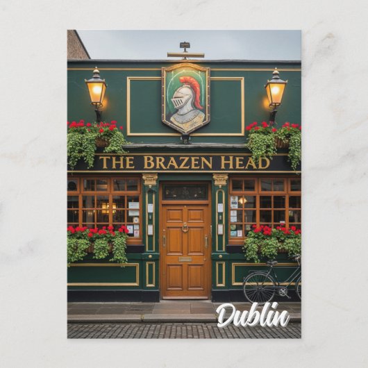 Irland Dublin Pub Postkarte (Vorderseite)