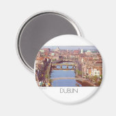 Irland Dublin River Liffey (St.K.) Magnet (Vorderseite/Rückseite)