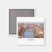 Irland Dublin River Liffey (St.K.) Magnet (Vorderseite/Rückseite)