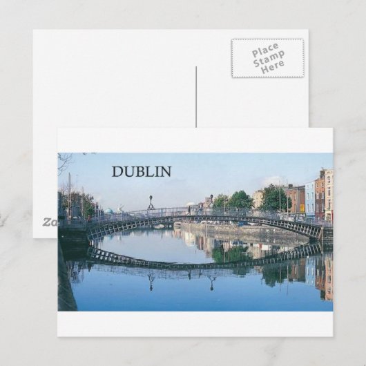 Irland Dublin (St.K.) Postkarte (Vorne/Hinten)