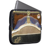 Irland, Dublin. Vintages Auto, Weiß 2 Laptopschutzhülle (Vorne Rechts)