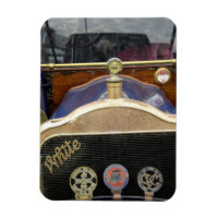 Irland, Dublin. Vintages Auto, weiß 2