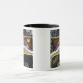 Irland, Dublin. Vintages Auto, Weiß 2 Tasse (Zentrum)