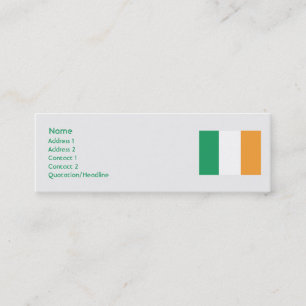 Irland - dünn mini visitenkarte