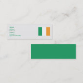 Irland - dünn mini visitenkarte (Vorne/Hinten)