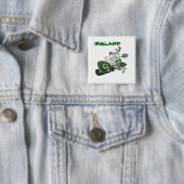 Irland Elegant Kleeblatt Hat Button (Beispiel)