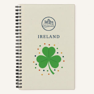 Irland Erbe & Shamrock Fotoarchiv Journal Notizblock