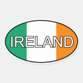 Irland Euro Sticker (Vorderseite)