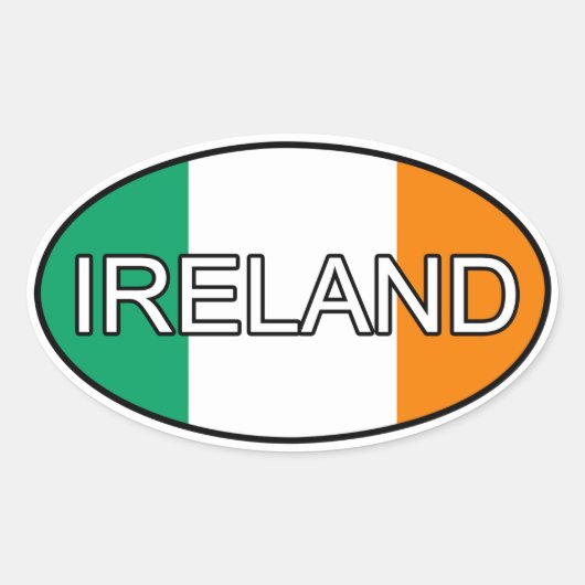 Irland Euro Sticker (Vorderseite)
