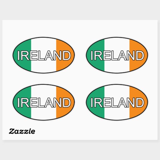 Irland Euro Sticker (Blatt)