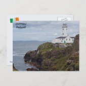 Irland, Fanad Lighthouse, Donegal, Irland. Postkarte (Vorne/Hinten)
