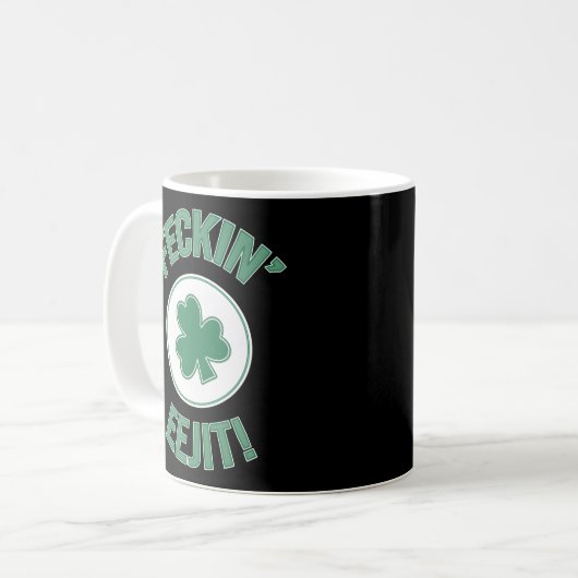 Irland Feckin Eejit Slang Kaffeetasse (Vorderseite Links)