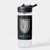 Irland Fitness & irisches Wappen / Fahne Trinkflasche (Links)