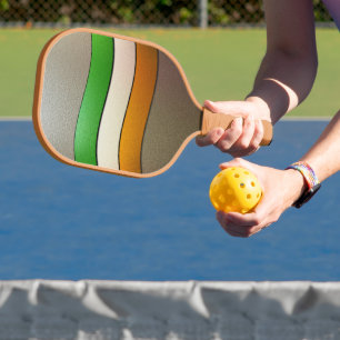 Irland Flag Colors Chrome von Shirley Taylor Pickleball Schläger