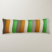 Irland Flag Colors Chrome von Shirley Taylor Seitenschläferkissen (Rückseite)