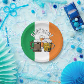 IRLAND FLAG Great Irish Beer Pappteller (Party)
