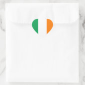 Irland Flag Heftsticker Herz-Aufkleber (Tasche)